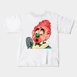 Clown singing Kids T-Shirt